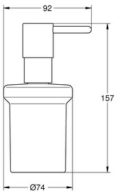 Grohe Start dozator sapun 160 ml negru 411882430