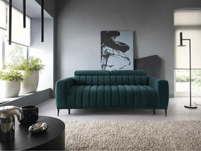 Canapea extensibila GANDI 160, stofa clasica turcoaz - Austin 14, gama