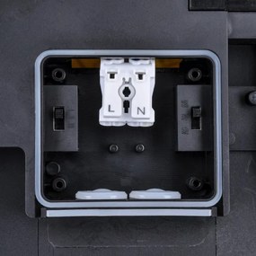 Plafonieră LED dimabilă Solight WO821 LED/36W/40W/44W/230V 3000/4000/6500K IP65 negru