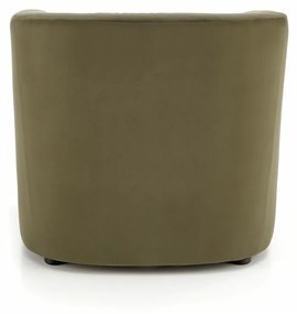 Fotoliu Enrico velvet verde H71 cm