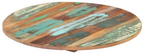 286032 vidaXL Blat de masă rotund, 50 cm, lemn masiv reciclat, 15-16 mm