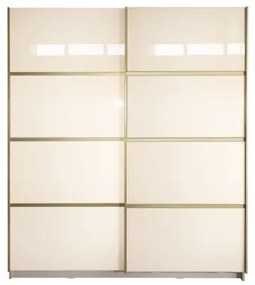 Gold Dulap 1800 Crem cu usi MDF Lucios