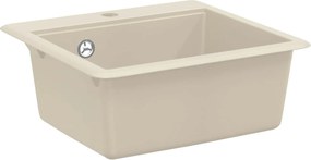 vidaXL Chiuvetă Bej 470 x 440 mm Granit