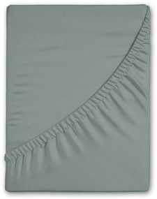 Cearceaf verde din flanelă cu elastic 180x200 cm – Good Morning