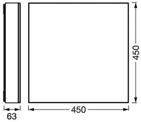 Plafonieră LED dimabilă SMART+ FRAMELESS LED/24,5W/230V Wi-Fi Ledvance