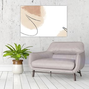 Tablou - Abstracție albă (90x60 cm)