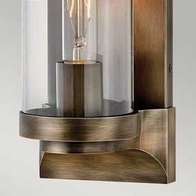 Quintiesse QN-PEARSON-M-BU - Aplica de perete pentru exterior PEARSON M 1xE27/60W/230V IP44 bronz