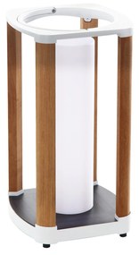 Lampa de gradina si terasa solara Higold Aurora, alba, mare