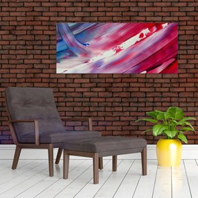 Tablou - culorile rozalbaste (120x50 cm)