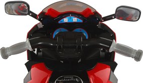 Motocicleta Electrica cu Acumulator Pentru Copii NOVOKIDS™ Karachi Motor, 2-5 ani, max 25 kg, Cu Sunete si Lumini LED, MP3, Trotineta Electrica, 3