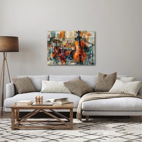 Tablou - Instrumente muzicale (70x50 cm)