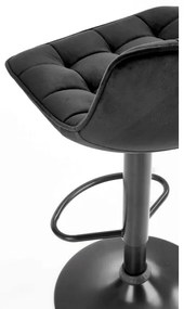 Scaun de bar 106x43 cm negru
