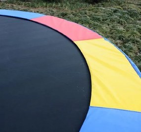 HOMCOM Protectie Margine pentru Trambulină Elastică din PVC Roșu Albastru Galben (Ø305cm ) | Aosom.ro