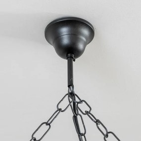 Brilagi - Candelabru suspendat pe lanț ROATA 6xE14/40W/230V Ø 70 cm fag