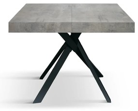 MASA TIFANY BLAT GRI - 160 cm / 90 cm / h 77 - NEGRU