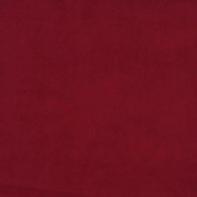 Canapea cu 3 locuri, rosu vin, 210 cm, catifea Bordo, 228 x 77 x 80 cm