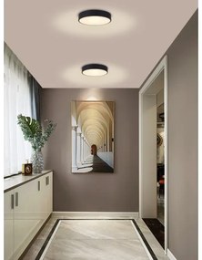 Immax NEO 07201L-LED Plafonieră dimabilă RONDATE 28W/230V negru Tuya+DO