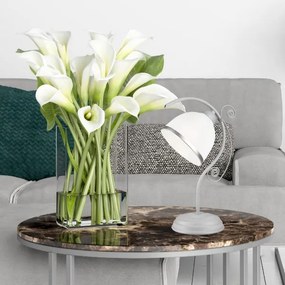 Lampă de masă RETRO II 1xE27/60W/230V argintiu