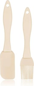 BANQUET Set spatulă şi pensulă CULINARIA, mix culori