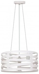 Lustră albă cu abajur din metal Marisa – GTV