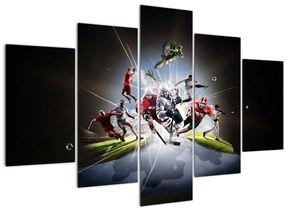 Tablou - Sportivii (150x105 cm)