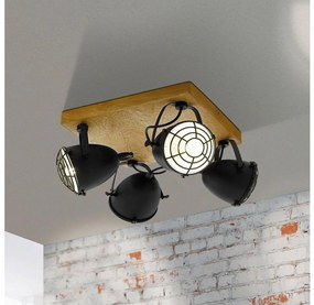 Eglo 49079 - Plafonieră cu spoturi GATEBECK 4xE14/40W/230V