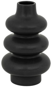 Vaza CLOTHILDE ceramica neagra, inaltime 25 cm