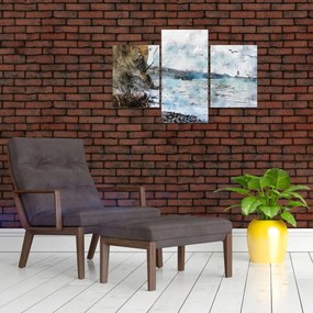 Tablou - Recif, acuarelă (90x60 cm)