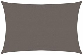 vidaXL Pânză parasolar, antracit, 3,5x5 m, HDPE, 160 g/m²