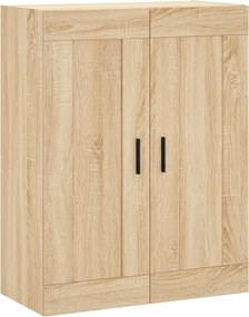 vidaXL Dulap TV pe perete stejar sonoma, 69,5x34x90 cm, lemn prelucrat