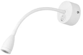 Aplica LED de perete directionabila design modern Flex alb NVL-9701611