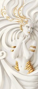 Fototapeta pentru usa GOLDEN MERMAID 86x200 cm