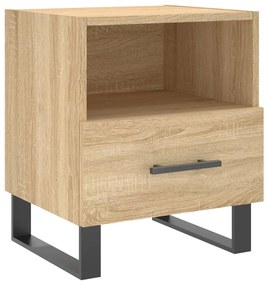 vidaXL Noptieră, stejar sonoma, 40x35x47,5 cm, lemn compozit