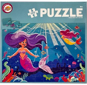 Sirenă Deep Sea puzzle cu 100 de piese