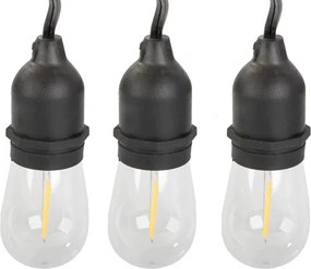 Ghirlanda luminoasa de gradina cu LED LUCENT, 15 m