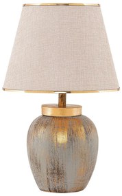 Lampă de masă 1xE27/40W/230V auriu/bej
