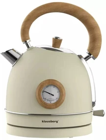 Fierbator de apa model rustic 1.8 l Klausberg KB7906 crem