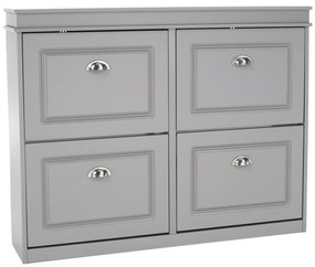 Pantofar, 4 compartimente, gri, SEBER TYP 5