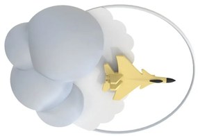 Plafoniera LED camera copii cu telecomanda FOCUS