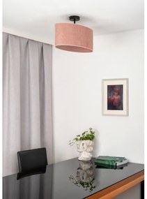 Lustră aplicată Duolla OVAL 1xE27/15W/230V roz