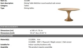 Masa LUX Melchior, alama diam.140cm 113280 HZ