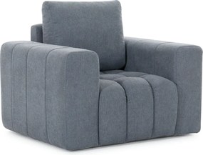 Fotoliu lemn masiv gri Eldora 108x89xH85 cm