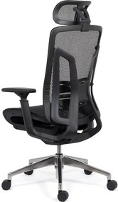 Scaun ergonomic SYYT 9506 negru, șezut culisabil și reclinare 135°
