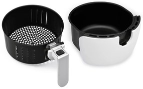 Deuba Cuptor cu aer cald FRYER 1 alb - 9 in 1 cu ecran tactil 1485 W 3,6 l