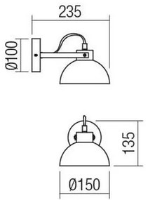 Redo 04-510 - Aplică perete copii EOLO 1xE27/42W/230V