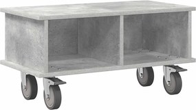 vidaXL Support TV Gri din beton 68,5 x 35 x 35 cm Lemn compozit