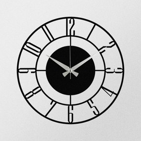 Ceas de perete Roma S011 Black , 48 x 48 cm