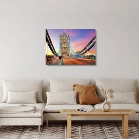 Tablou pe sticlă - Tower Bridge (70x50 cm)