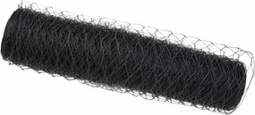 vidaXL Gard hexagonal Gri 0,5 x 100 m PVC