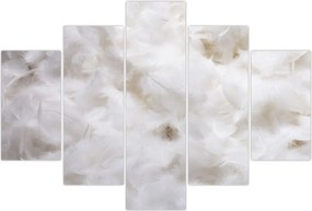 Tablou - Pene albe (150x105 cm)